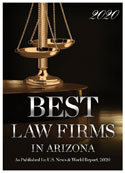 Best Law Firms in Arizona First-Tier Ranking from U.S. News and World Report